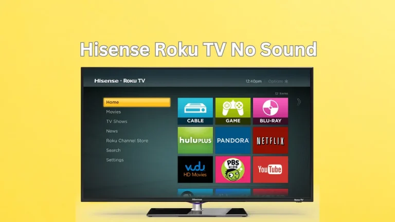 Hisense Roku TV No Sound